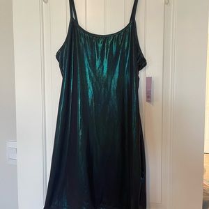 Body con metallic dress